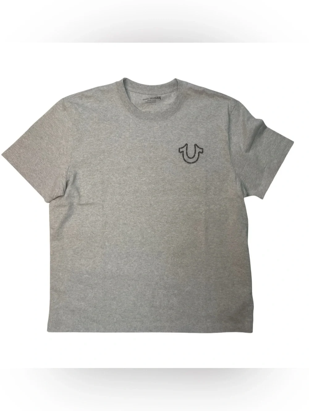 Sz 2xl True Religion Gray Crewneck Tee with Subtle Logo